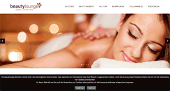 Desktop Screenshot of beautylounge-muenchen.de